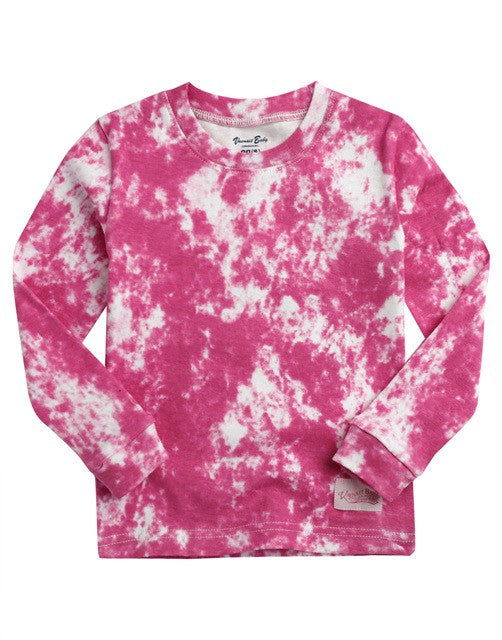 Hot pink tie dye pj set BLACK WEEK