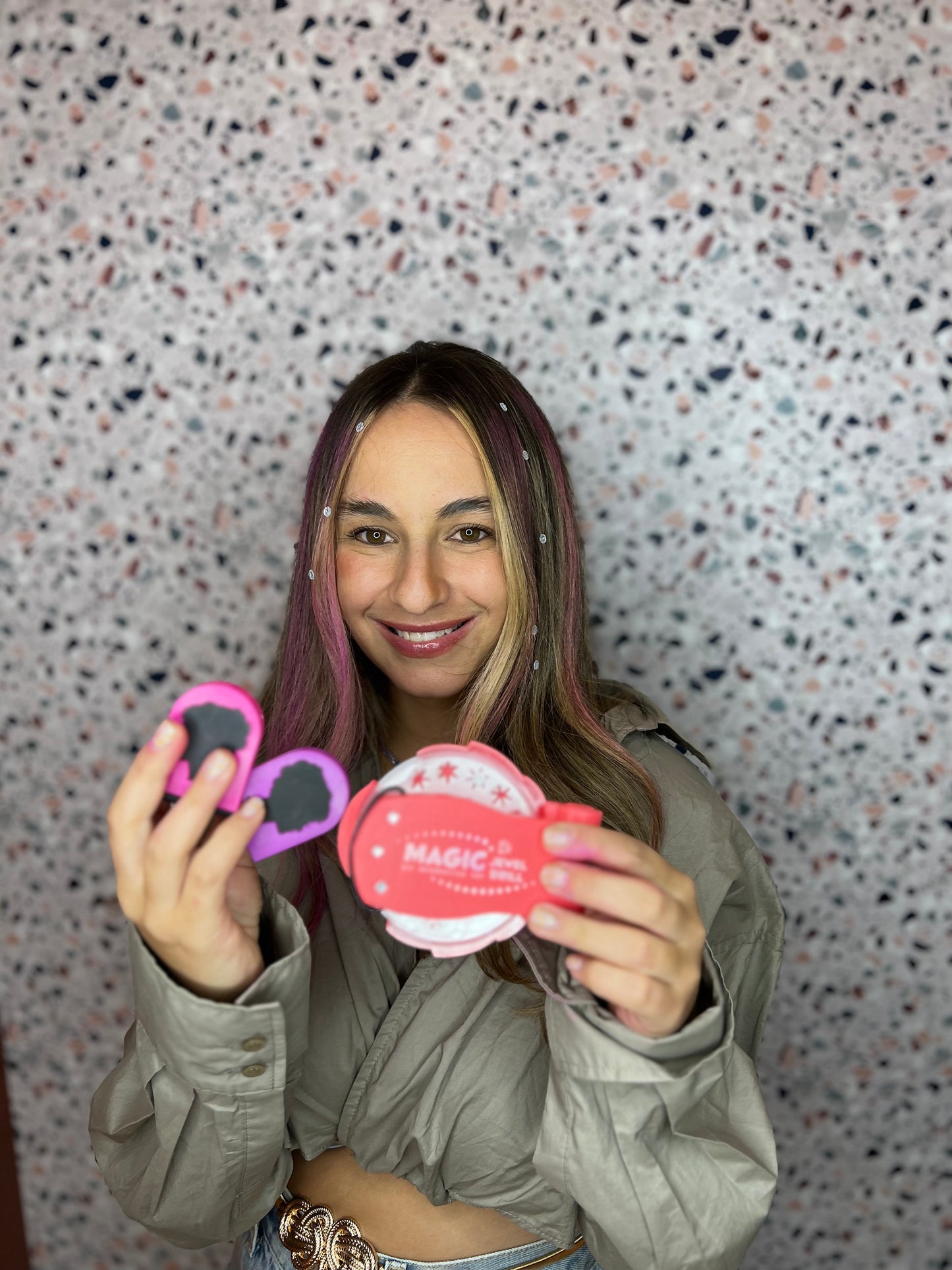 Cool hair chalk drill