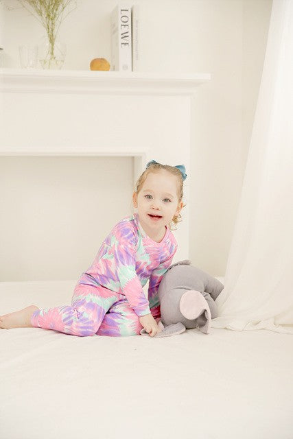 tie dye mint , pink & purple baby & kids pj BLACK WEEK