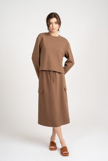 Daniela’s Coffee loungewear skirt set