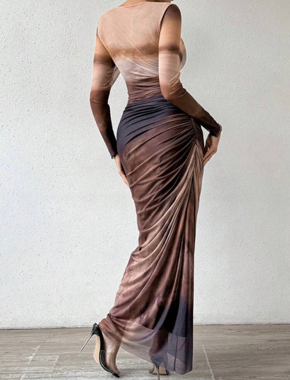 Marroon Zahara Dress