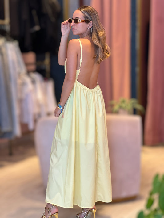 Light yellow summer dress