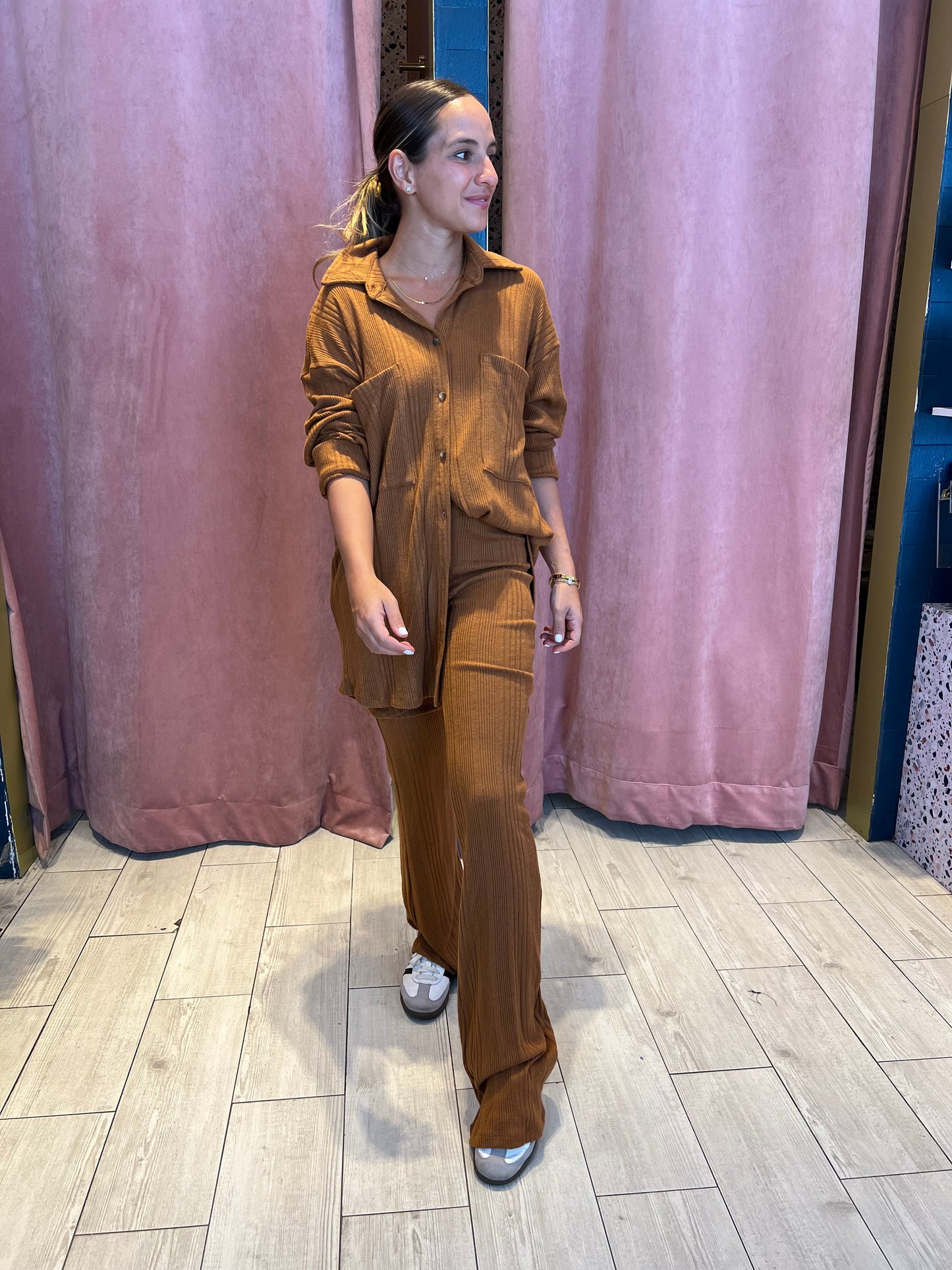 Camel loungewear set