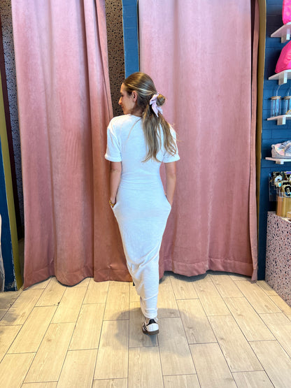 White tshirt dress