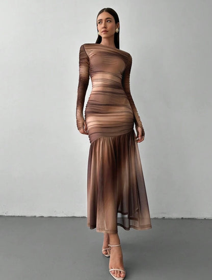 Tie Dye mockha trendy dress 22 marzo