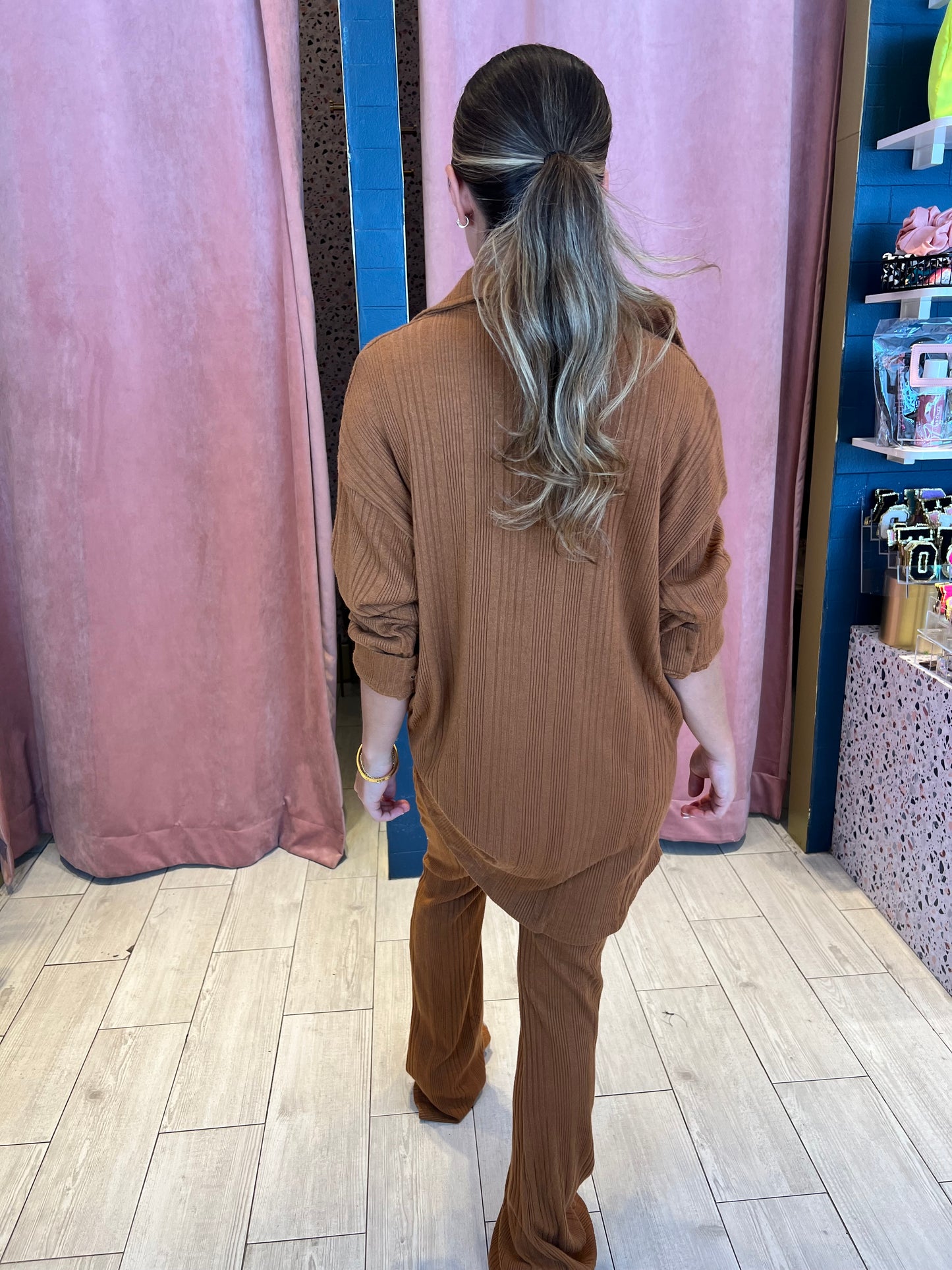 Camel loungewear set