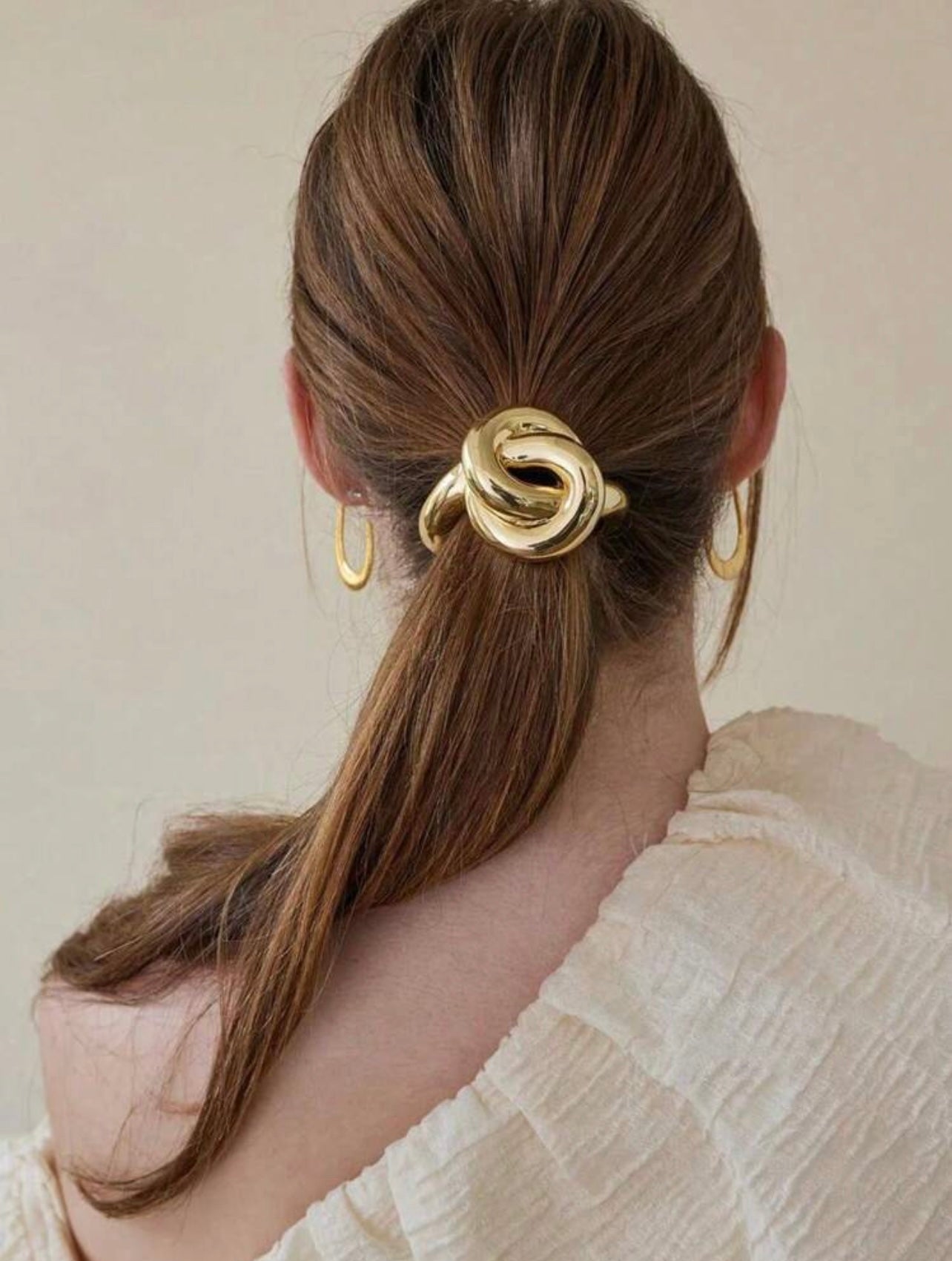 Gold hair band