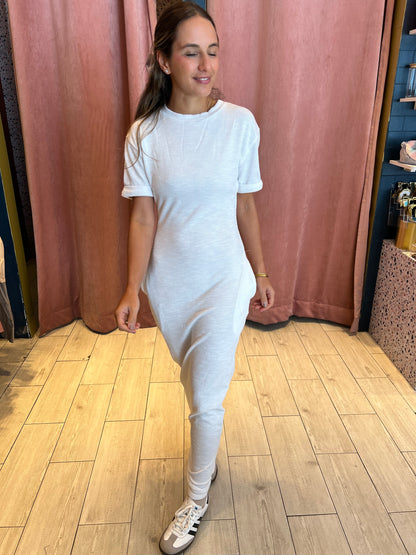 White tshirt dress