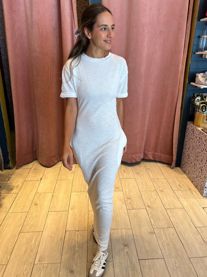 White tshirt dress