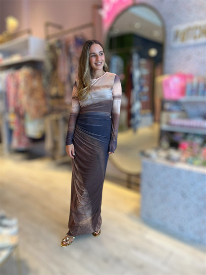 Marroon Zahara Dress