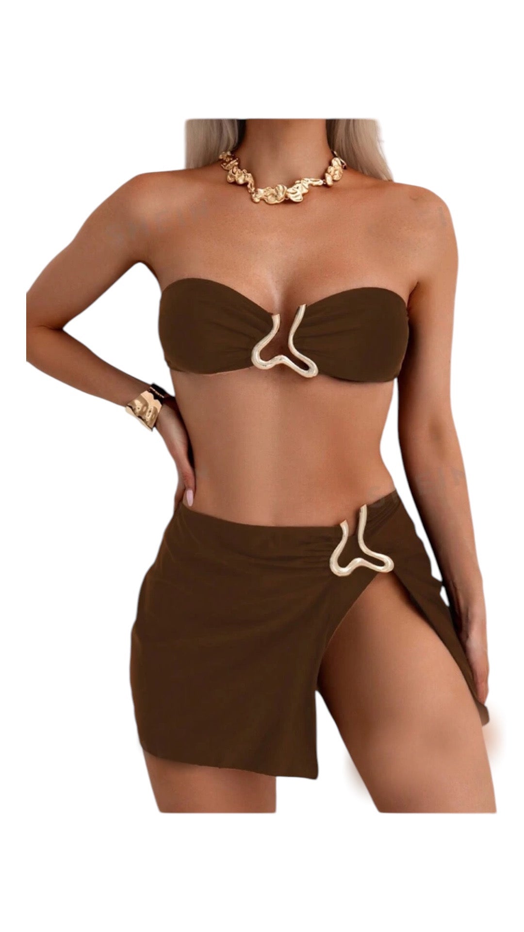 Aesthetic bikini & skirt set 8 enero