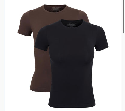 Brown & Black tops