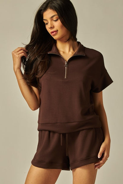 Coffee comfy shorts set 10 marzo