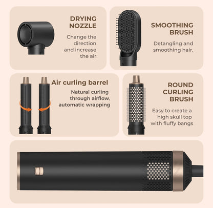 Hot air styler 5 in 1