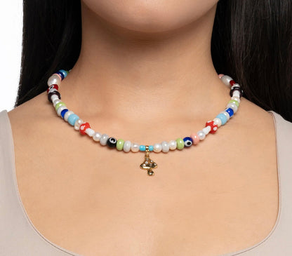 Mayamar Mushroom Charm necklace