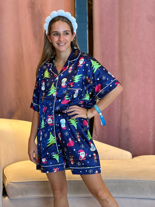 Navy christmas pijama