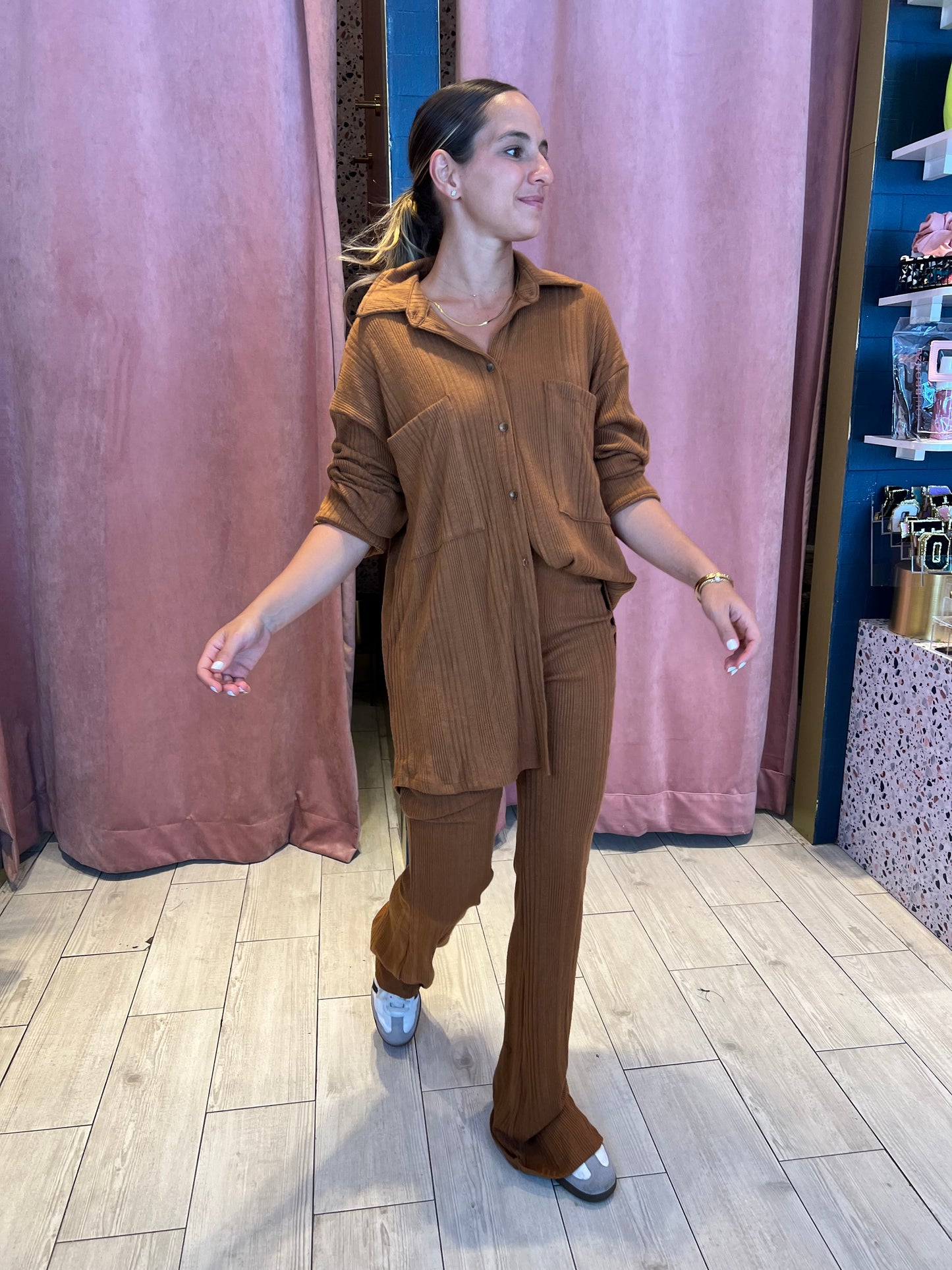 Camel loungewear set