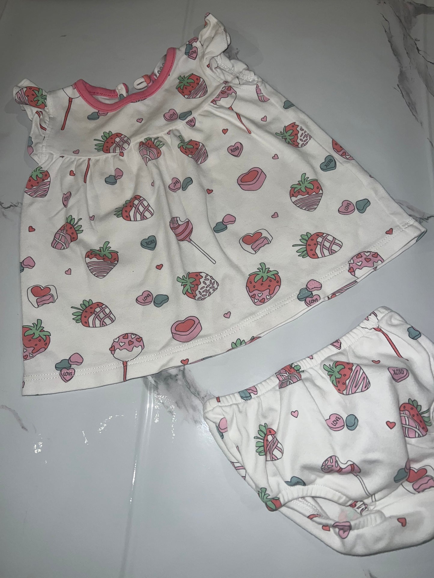 Strawberry noomie comfy dress