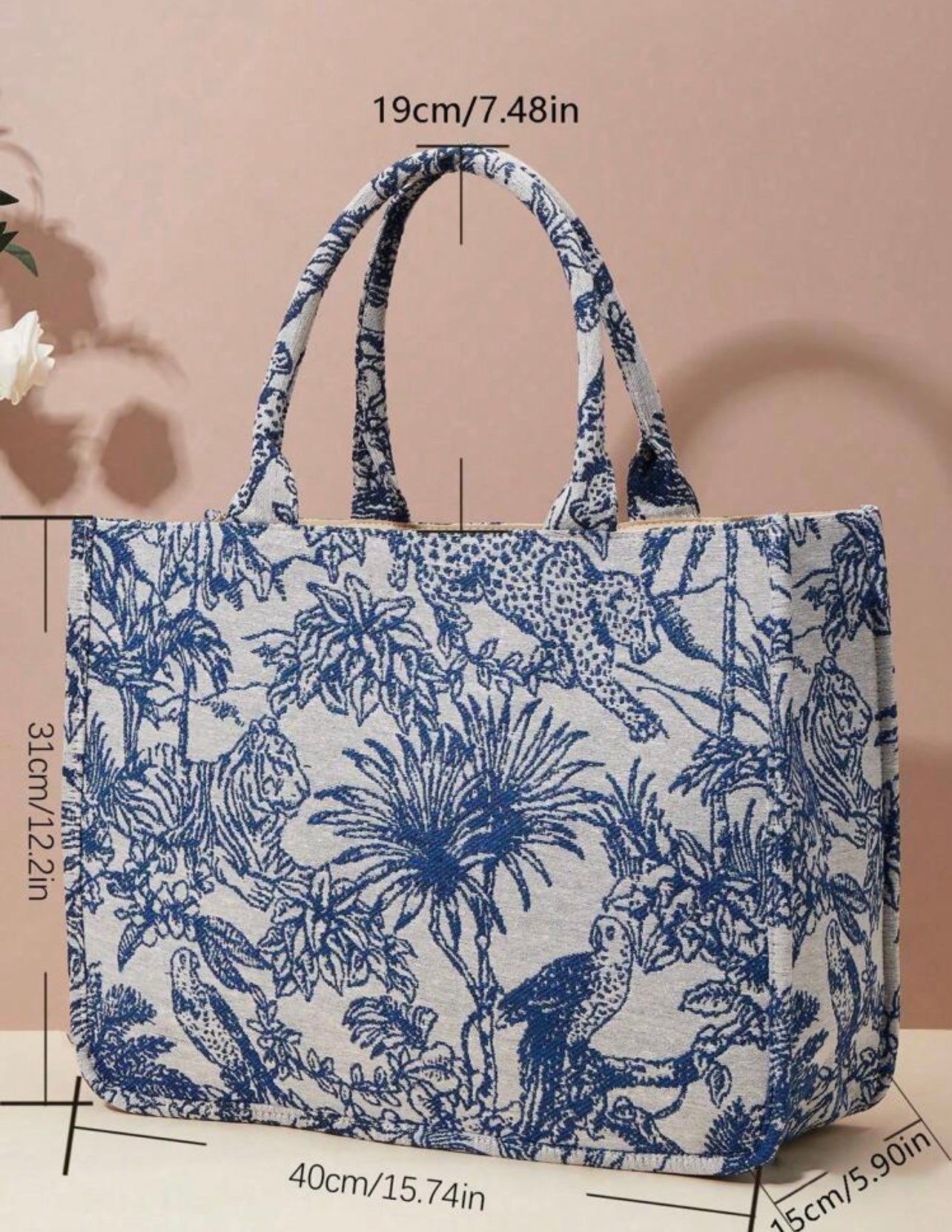 D inspired tote bag