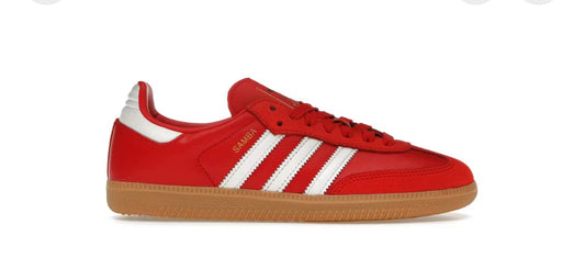 Red sambas for women - 7 days