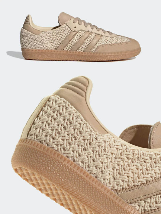 Adidas Nude croche aesthetic samba adidas for women- 7 days