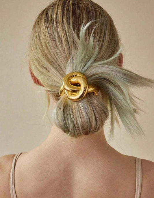 Gold hair band