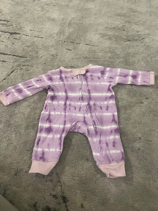 Purple tie dye pj