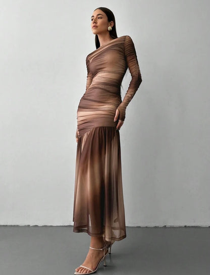 Tie Dye mockha trendy dress 22 marzo