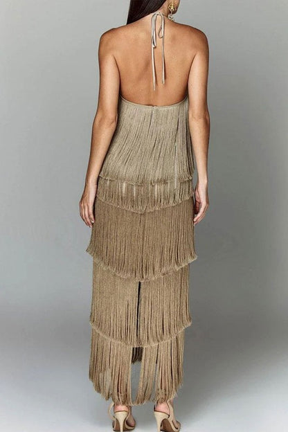 Bronze Gia’s Fringed Dress