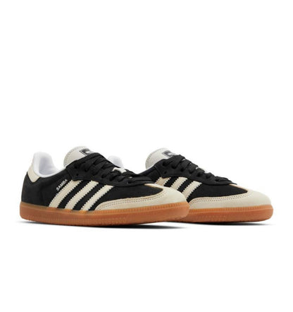 Black wonder white sambas - preorder 7 days