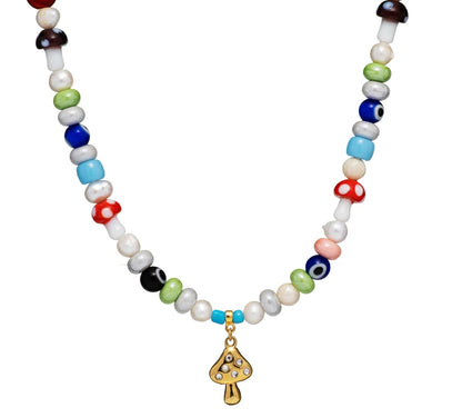 Mayamar Mushroom Charm necklace