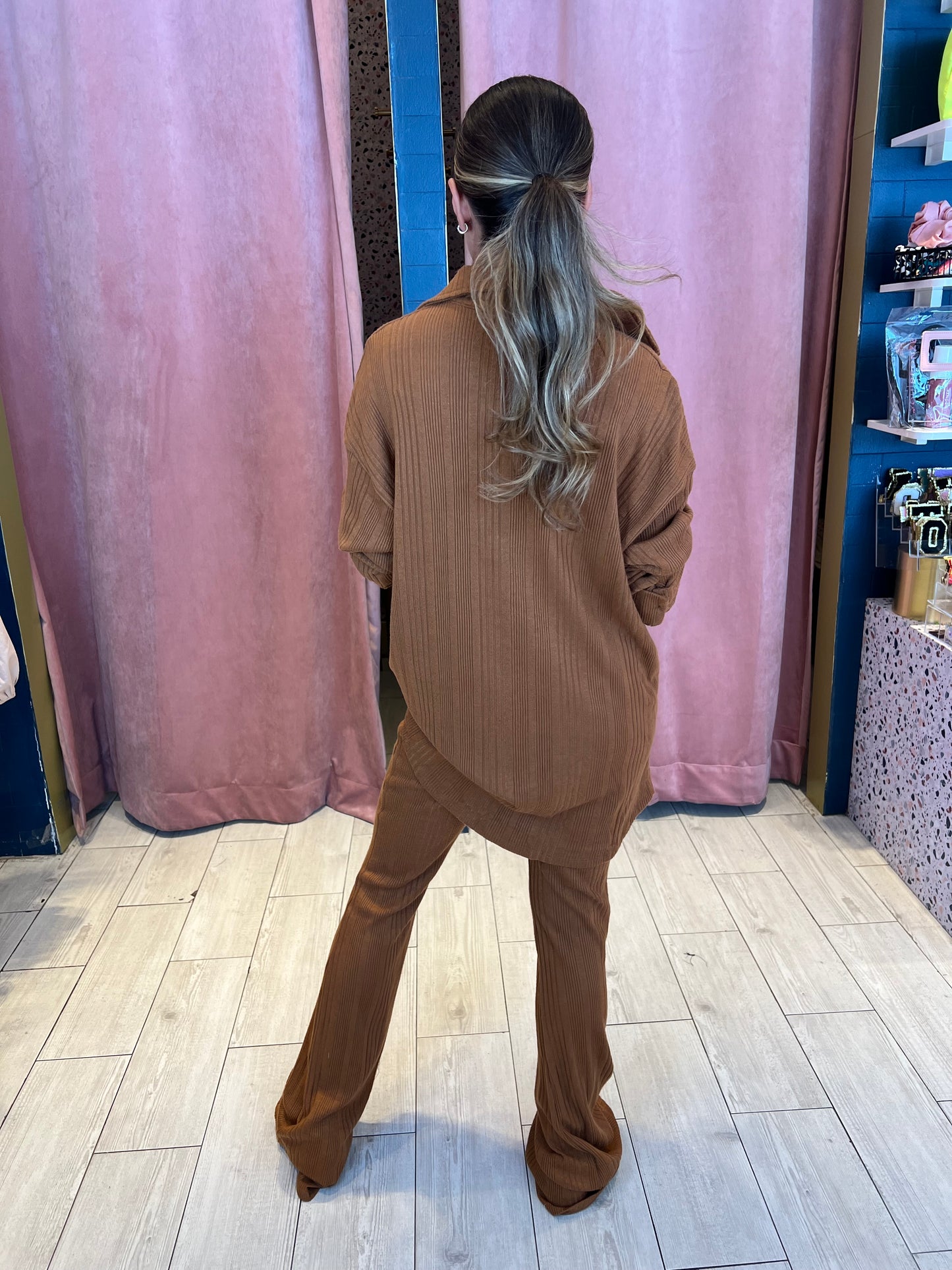 Camel loungewear set