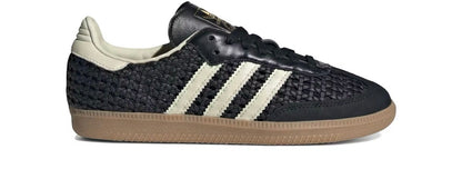 Black crochet sambas