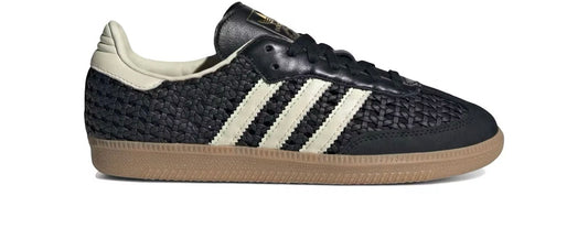 Black crochet sambas