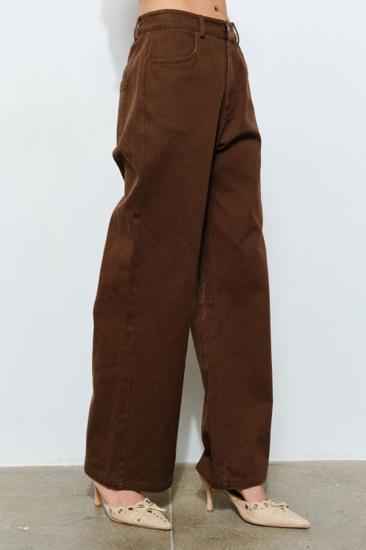 Brown pant & top Set