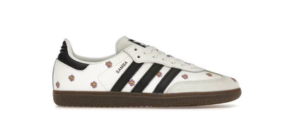 White og embroidery sambas