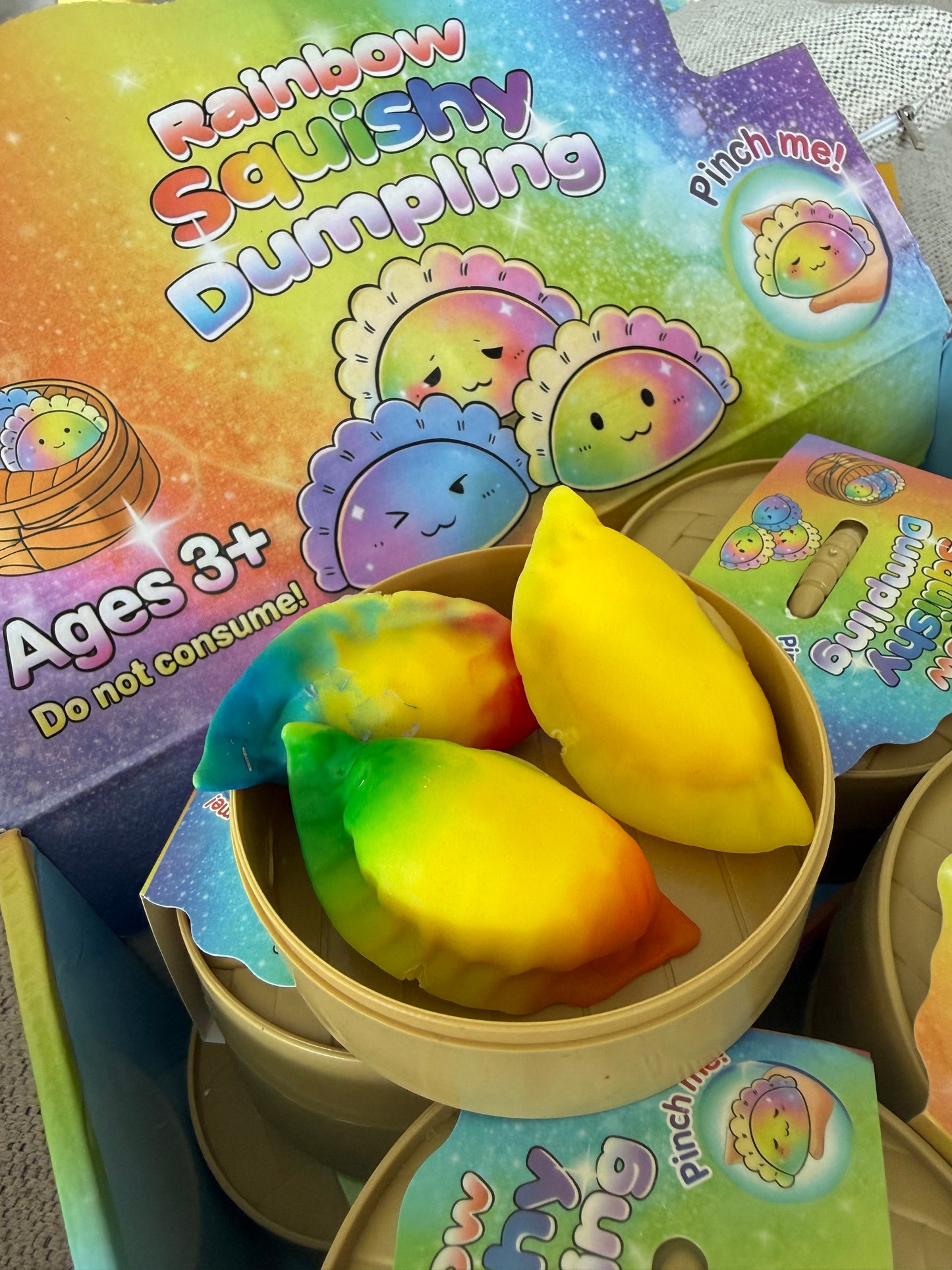 Rainbow Squishy Dumpling