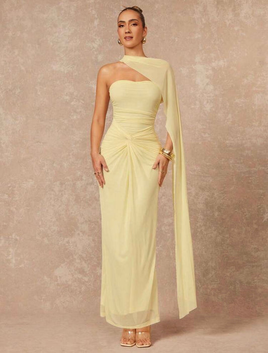 Butter yellow dress