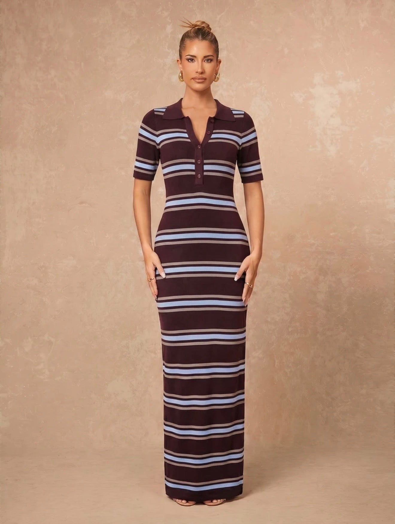 Knitted Polo Dress
