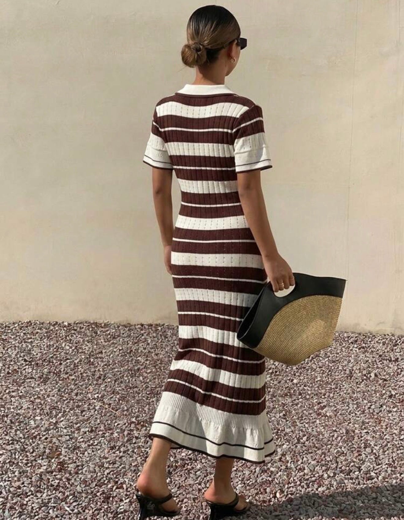 Striped Knitted Dress