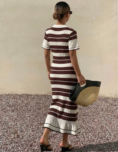 Striped Knitted Dress