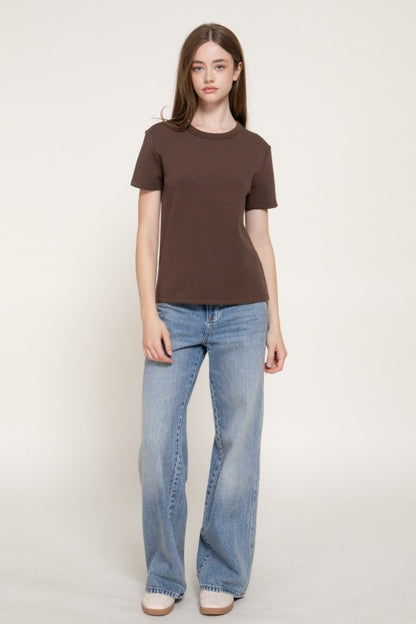 Brown 100% Cotton tshirt 8 sept