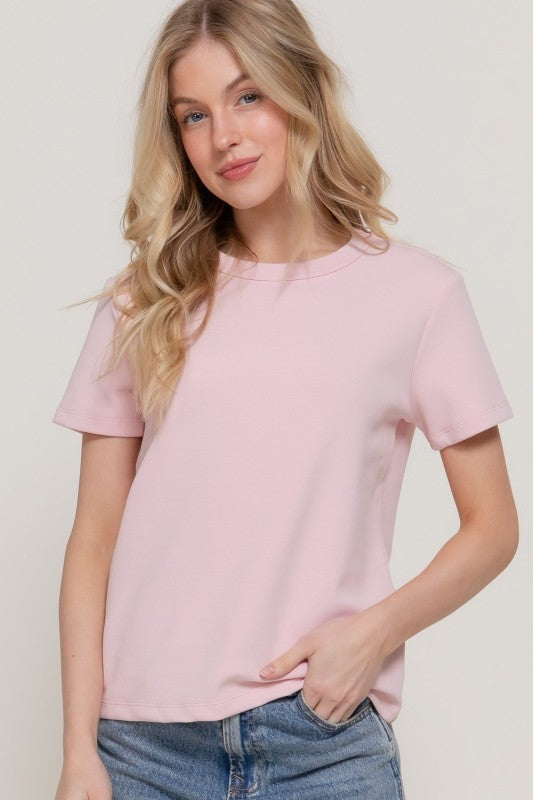 Light Pink 100% Cotton tshirt 8 sept