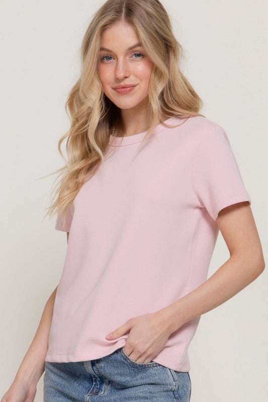 Light Pink 100% Cotton tshirt 8 sept