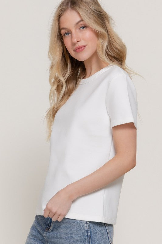 White 100% Cotton tshirt 8 sept