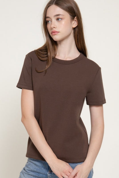 Brown 100% Cotton tshirt 8 sept