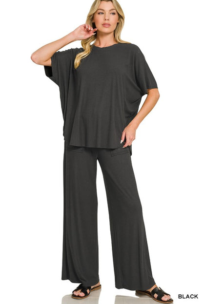 Black comfy set viaje