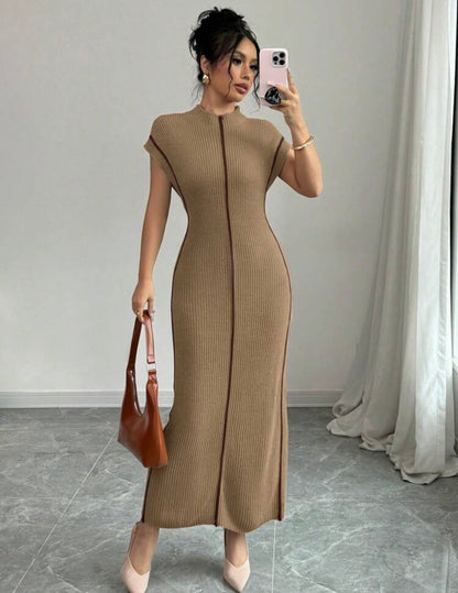 Mockha ribbed dress