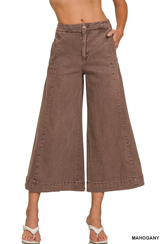 Coffee flare denim pants 30 mayo