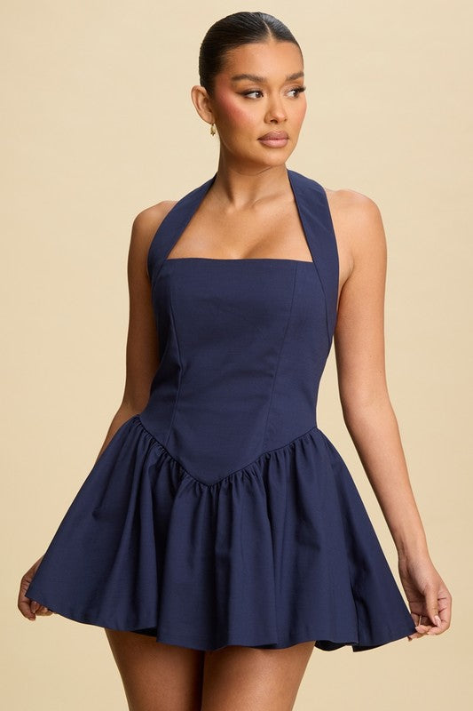 Navy corset Dalia's dress 6 oct